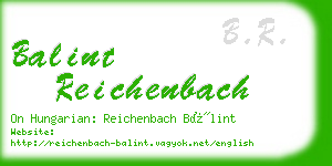 balint reichenbach business card